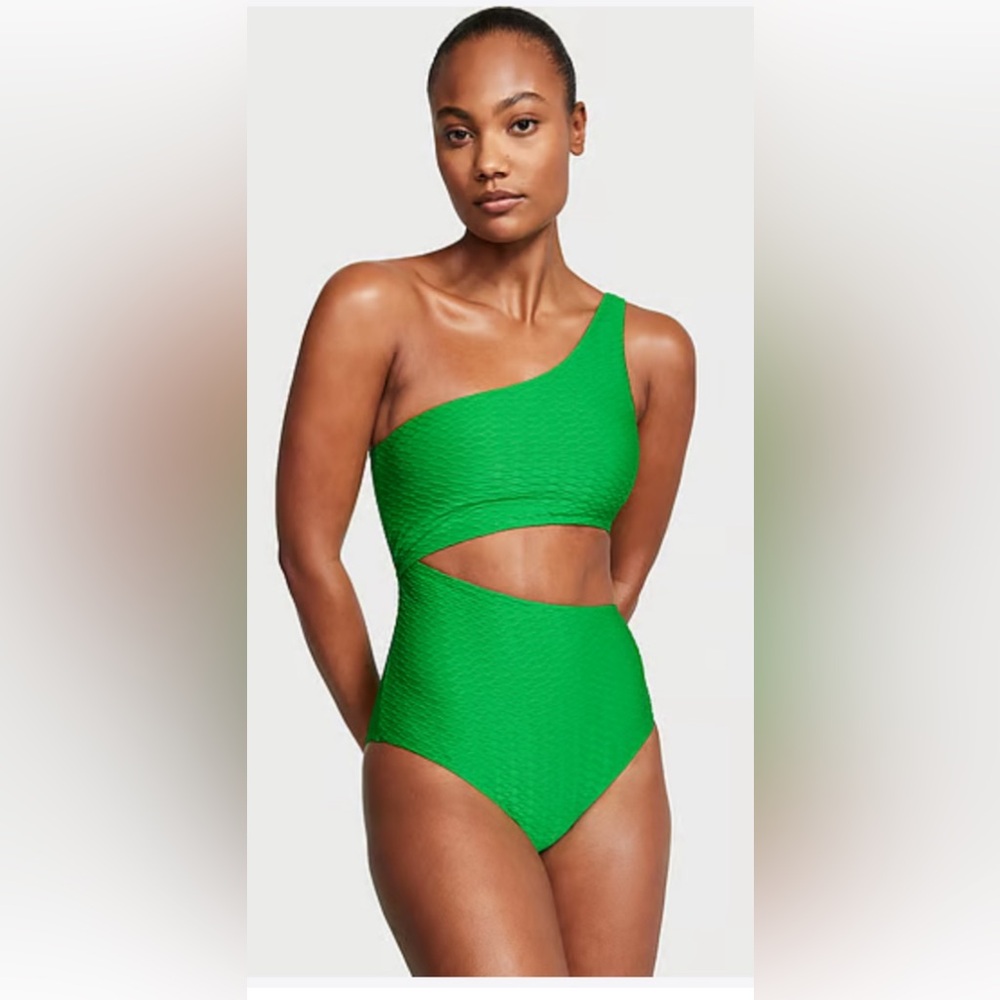Victoria Secret The Monokini One-Piece Swimsuit Green size M NEW